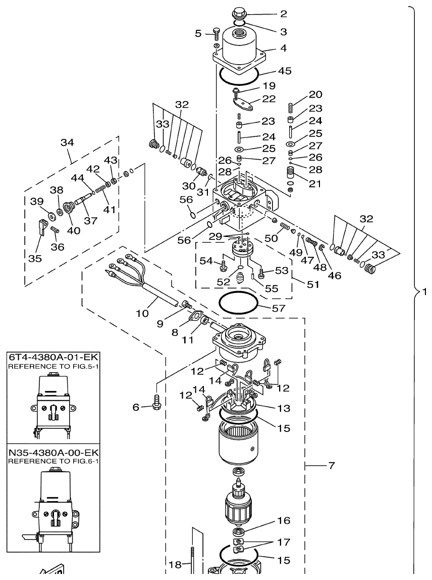 FIG. 6 — POWER TILT BODY ASSY 2